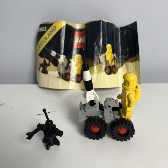 USED VINTAGE 1986 LEGO Space 6802 Space Probe LEGOLAND w/ Manual - Picture 1 of 12